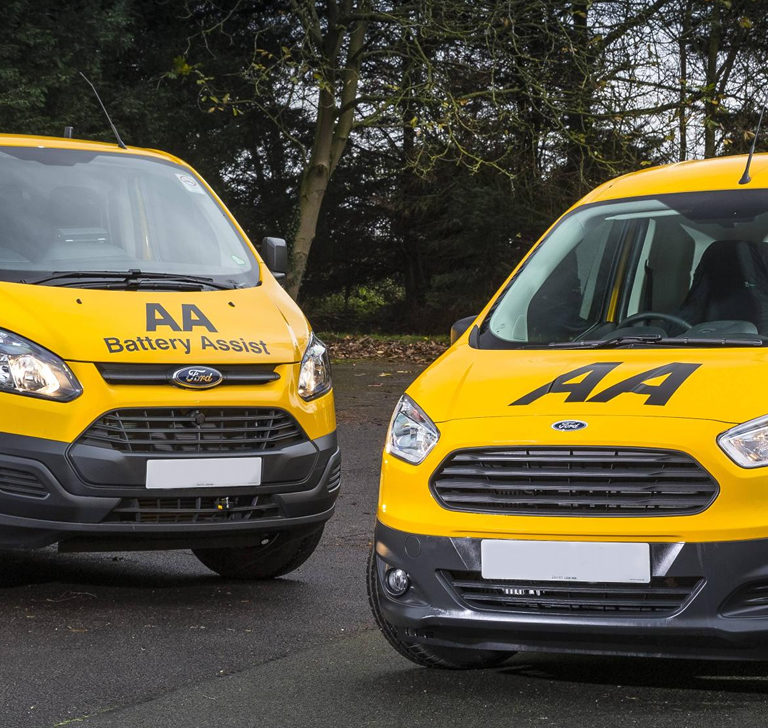 AA breakdown and Battery Assist vans