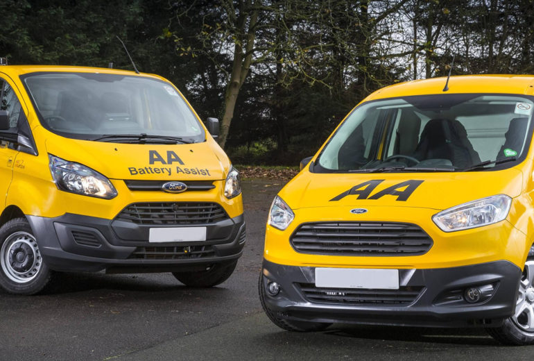 AA breakdown and Battery Assist vans