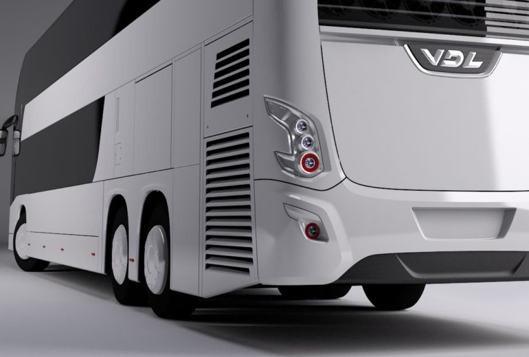 VDL Futura bus with Lite-wire headlights and rear lights