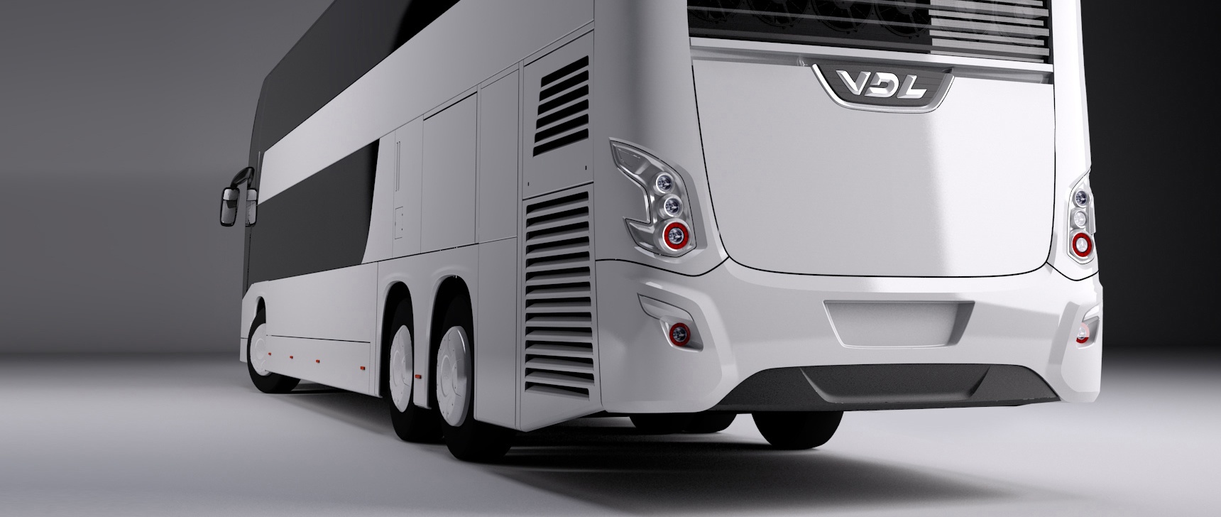 VDL Futura bus with Lite-wire headlights and rear lights